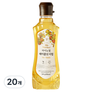 마이노멀 저당 저칼로리 헤이즐넛 시럽, 500g, 20개