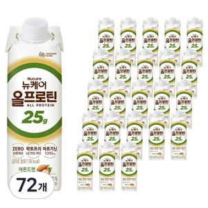 뉴케어올프로틴 아몬드맛, 72개, 245ml