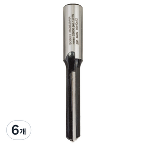 보쉬 루터 트리머 비트 일자 양날 10 x 40 x 81 x 12 mm 2608628464, 6개