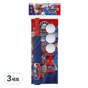 씽크토이 월드 베이스볼 세트 완구, 혼합색상, 3세트