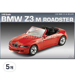 아카데미과학 XD프라 1/43 BMW M로드스터, AC15529, 5개