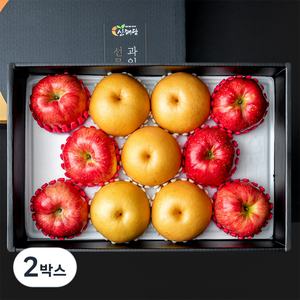 사과배 혼합 선물세트(사과 6 배 5), 4.5kg(대과), 2박스