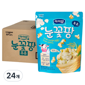 아이얌 일동후디스 아이얌 눈꽃팡, 24개, 25g, 우유