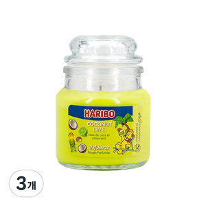 하리보 자캔들 소, 코코넛라임, 85g, 3개