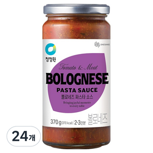 청정원 볼로네즈 파스타 소스, 370g, 24개