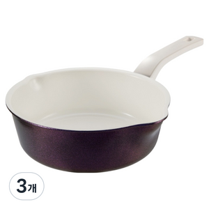 해피콜 플렉스팬 샤이니 인덕션 프라이팬, 20cm, 3개