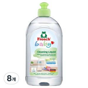 프로쉬 베이비 젖병세제, 500ml, 8개