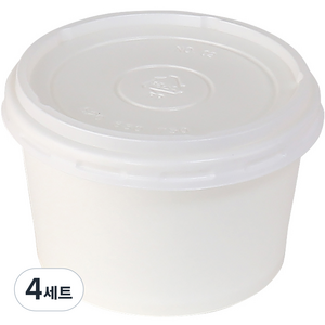 블룸엣홈 일회용 라면용기 + 뚜껑, 50개, 4세트
