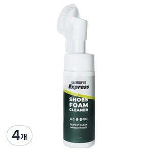말표 슈즈 폼 클리너 폼브러쉬형, 150ml, 4개