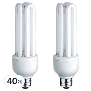 블루밍 삼파장 램프 25W EL25EX-D, 주광색, 40개