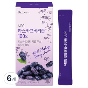 닥터린 NFC 하스카프베리즙, 100g, 6개