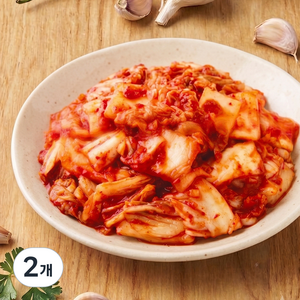 곰곰 썰은 배추 김치, 1.1kg, 2개