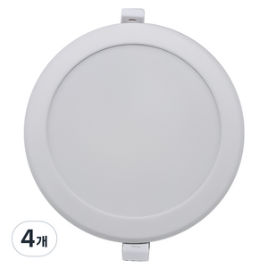 KDT 블루밍 LED 다운라이트 15cm 15W, 주광색+화이트, 4개