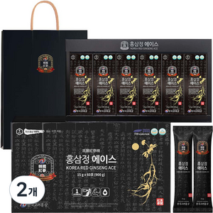 한국고려홍삼 홍삼정 에이스 + 쇼핑백, 60회분, 2개