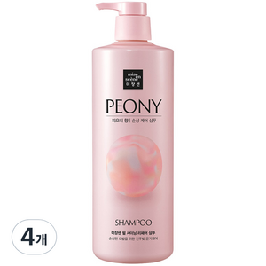 미쟝센 펄 샤이닝 리페어 퍼퓸샴푸 피오니향, 1L, 4개
