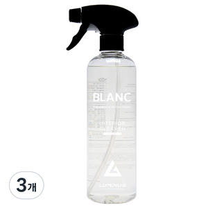 루미너스 블랑 자동차 실내세정제, 500ml, 3개