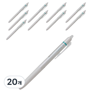 파이롯트 프릭션 볼 노크 와이 볼펜 0.5mm, 터콰이즈, 20개