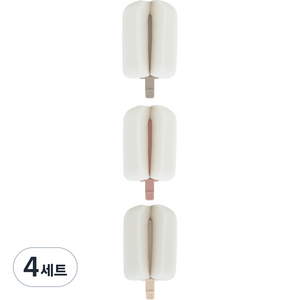 마더케이 리필형 스펀지 젖병솔 리필 3p, 4세트, 베이지 + 인디핑크 + 크림