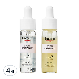 유세린 이븐래디언스 듀오 앰플, 15ml, 4개