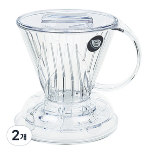 미스터클레버 드리퍼 대 3~4인용, 투명, 530ml, 2개
