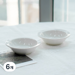 시라쿠스 뉴욕 백지 쿠프 찬기 12cm, 화이트, 6개