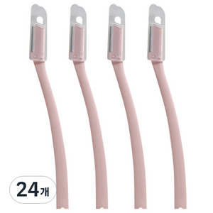 신도프라임 일본칼날 안전커버 눈썹칼, 베이비 핑크, 24개