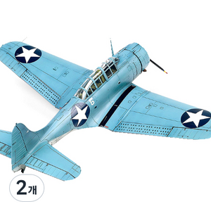 아카데미과학 1대48 USN SBD-2 미드웨이 해전 전투기 프라모델 12335, 2개