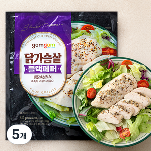 곰곰 닭가슴살 블랙페퍼, 510g, 1개입, 5개