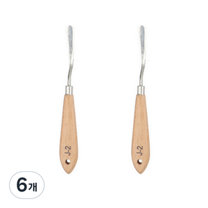 세븐집 미술용페인팅 나이프 J-2, 6개