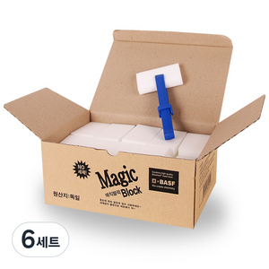 바스프 매직블럭 중형 60개 + 집게1p, 6세트