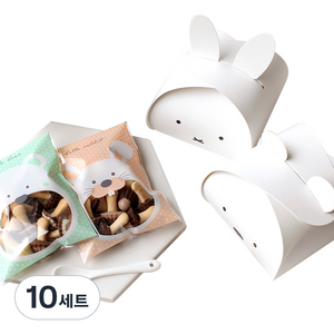 디비디디자인 ZOO 초코송이 초콜릿 만들기 세트, 만들기재료 10종, 10세트