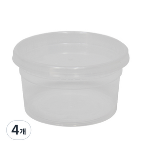 부원KH 원형 반찬 죽용기 대 480ml, 25개, 4개