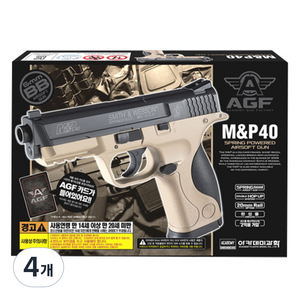 아카데미과학 SW M&P 40 TAN 장난감 총, 4개
