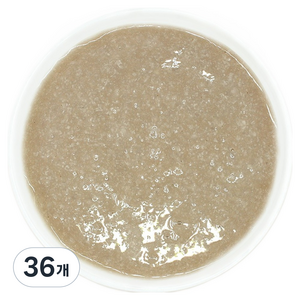 짱죽 실온 이유식 7개월부터 초기 묽은죽, 혼합맛(한우/콜라비), 140g, 36개