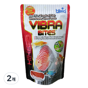 히카리 VIBRA 바이트 사료, 2개, 73g