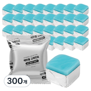 브리즈문 안전한 에탄올 고체연료 미니 화로 캠핑 착화제, 20g, 300개
