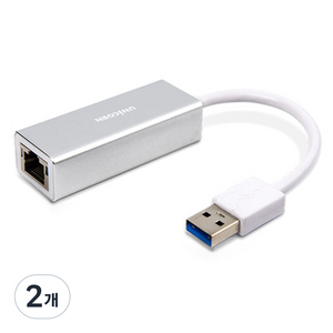유니콘 USB3.0 기가비트 유선랜 어댑터, ULAN-1000GIGA, 2개