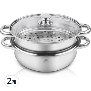 도나티 셰프 스티머 멀티찜기, 28cm, 2개