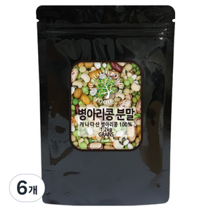 캐나다산 병아리콩 분말, 1.2kg, 6개
