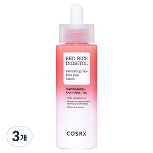 코스알엑스 레드 라이스 이노시톨 익스폴리에이팅 케어 포어 필 세럼, 3개, 80ml