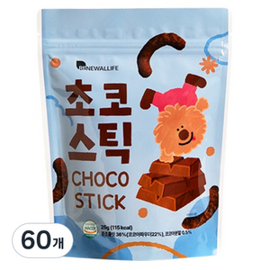또또맘 초코스틱 현미과자, 25g, 60개, 초코맛