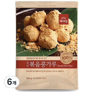 배대감 국산 볶음콩가루, 500g, 6개
