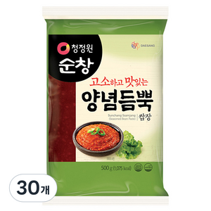 청정원순창 고소하고 맛있는 양념듬뿍 쌈장, 500g, 30개