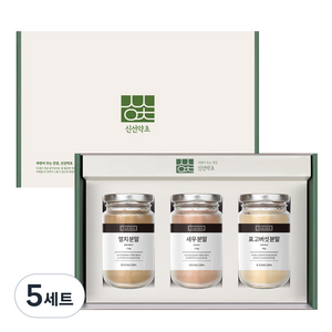 신선약초 조미료 멸치 110g + 새우 110g + 표고버섯 45g 선물세트, 5세트