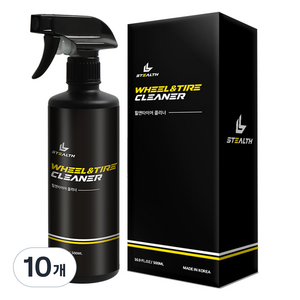 스텔스 휠앤타이어 클리너, 500ml, 10개