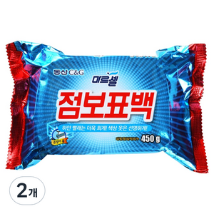 동산씨앤지 크리오 마르셀 점보표백 세탁비누, 450g, 2개
