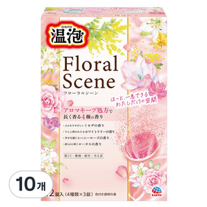 온포 탄산입욕제 플로럴씬, 10개, 480g