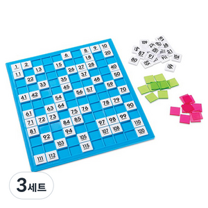 러닝리소스 1-120 수배열판 숫자보드, 3세트