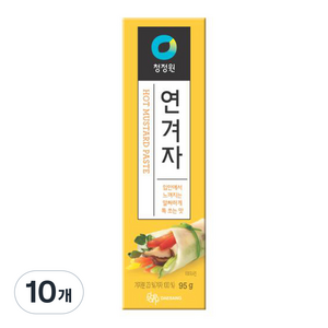 청정원 연겨자, 95g, 10개