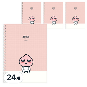 카카오프렌즈 스프링 연습장, 어피치, 24개